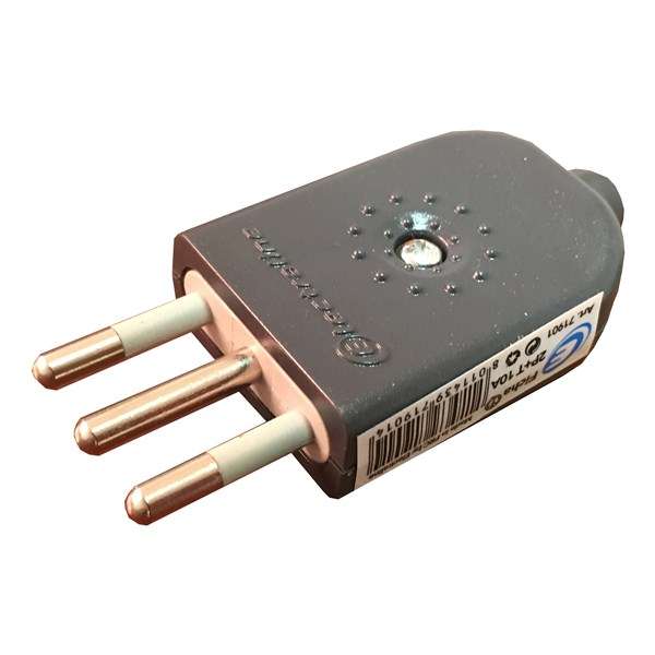 FICHA POLARIZ L.MODULAR NEGRA          ELECTRALINE