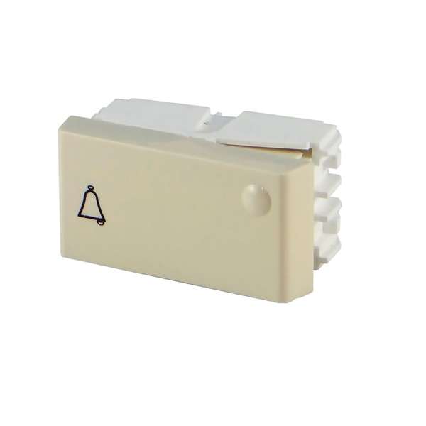 LINEA REGGIO MODULO PULSADOR TIMBRE MARFIL MOLVENO