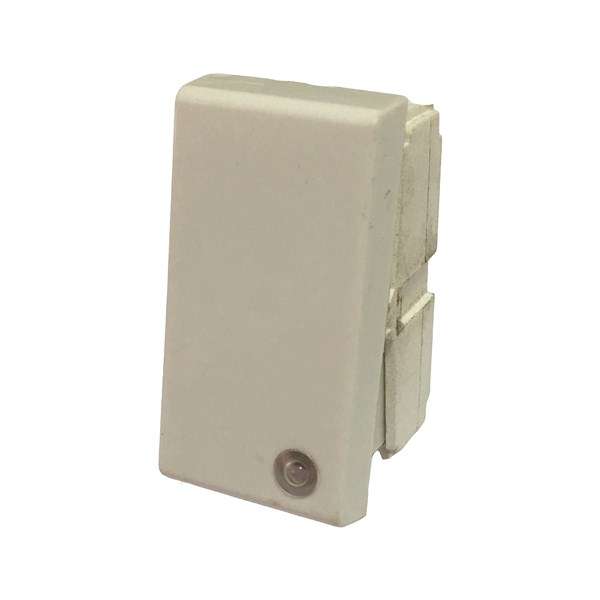 LINEA REGGIO MODULO UNIPOLAR C/LED BLANCO  MOLVENO