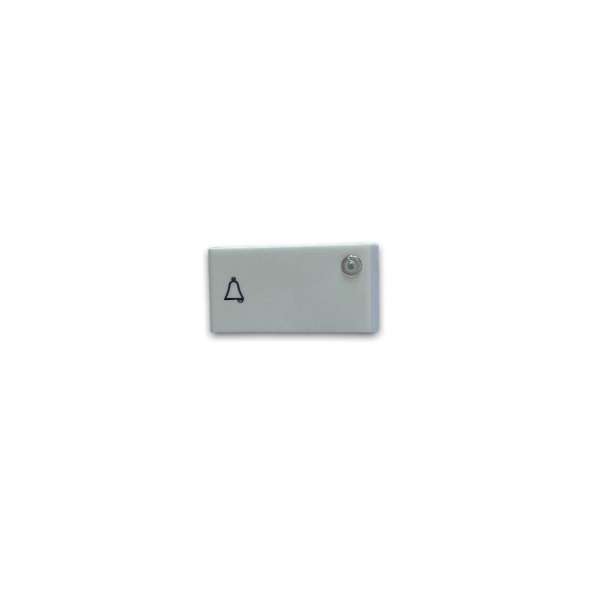 LINEA REGGIO MODULO PULS TIMBRE C/LED BCO  MOLVENO