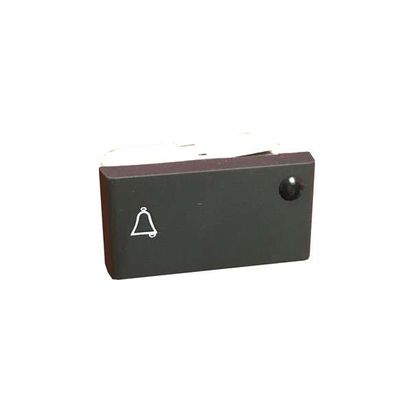 LINEA REGGIO MODULO PULSADOR TIMBRE GRIS   MOLVENO