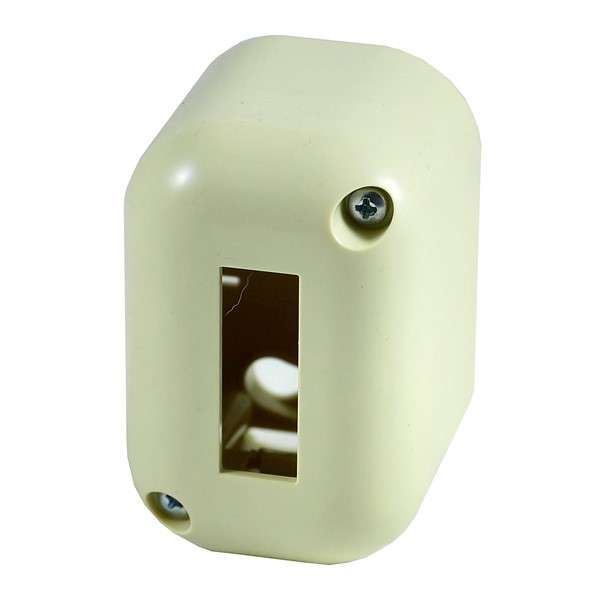 LINEA VISIONE CAJA EXTERIOR 1 SECC MARFIL  CONATEL