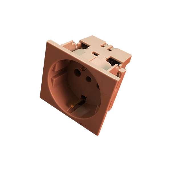 LINEA RICHI MODULO TOMA SCHUKO BEIGE