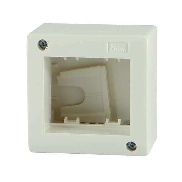 LINEA RICHI CAJA PLAST 2 MODULOS  BLANCO