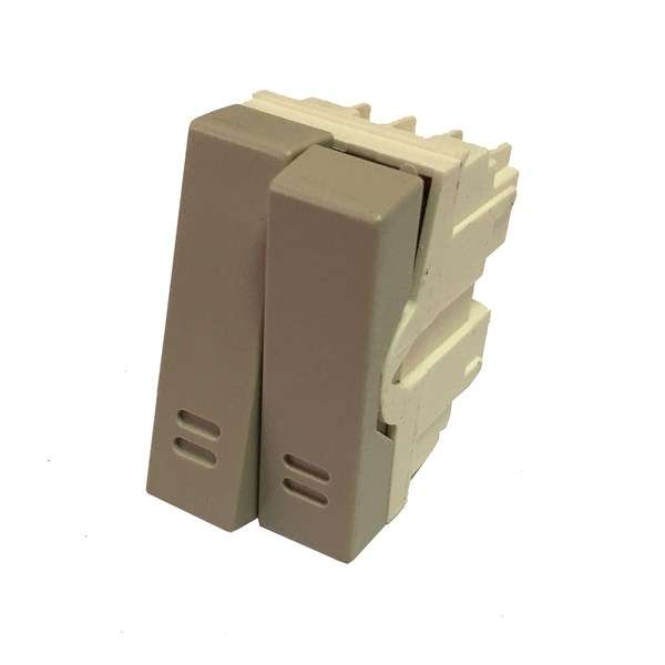 LINEA RICHI MODULO UNIPOLAR DOBLE BEIGE