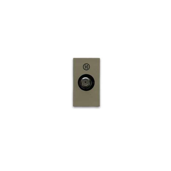 LINEA RICHI MODULO TOMA TV COAXIL BLANCO