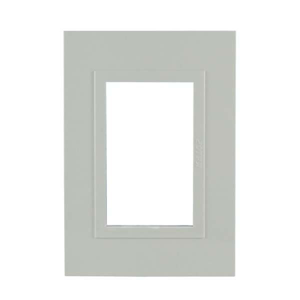 LINEA ZEN PLAQUETA 3 MODULOS BLANCA      ( BASIC )