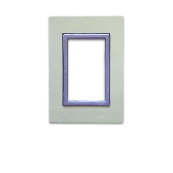 LINEA ZEN PLAQUETA 3 MODULOS VIOLETA    ( COLORS )
