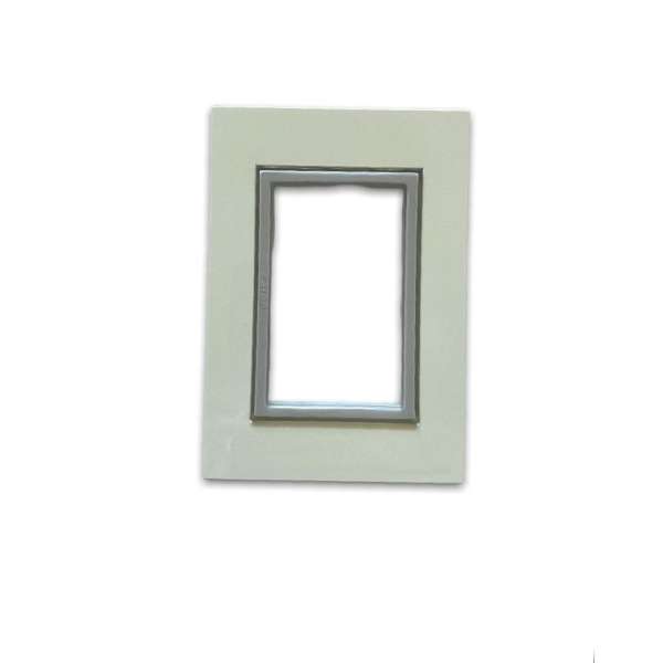 LINEA ZEN PLAQUETA 3 MODULOS GRIS       ( COLORS )