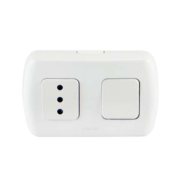 LINEA TEKNA TOMA L. MODULAR Y LLAVE UNIP. EXTERIOR