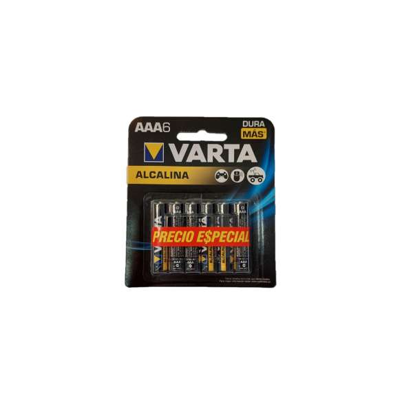 PILA AAA (ALCALINA)                    VARTA