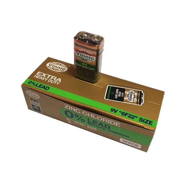 PILA BATERIA 9V (CHINA)                     VINNIC