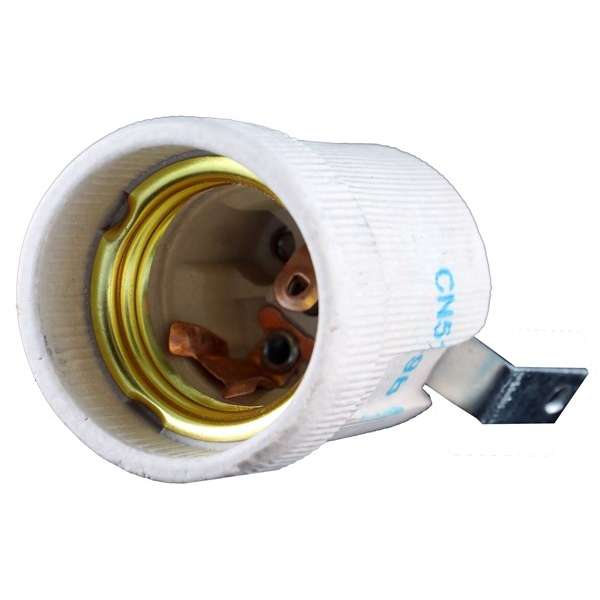 PORTALAMPARA LOZA P/TORTUGA C/ESCUADRA 2519