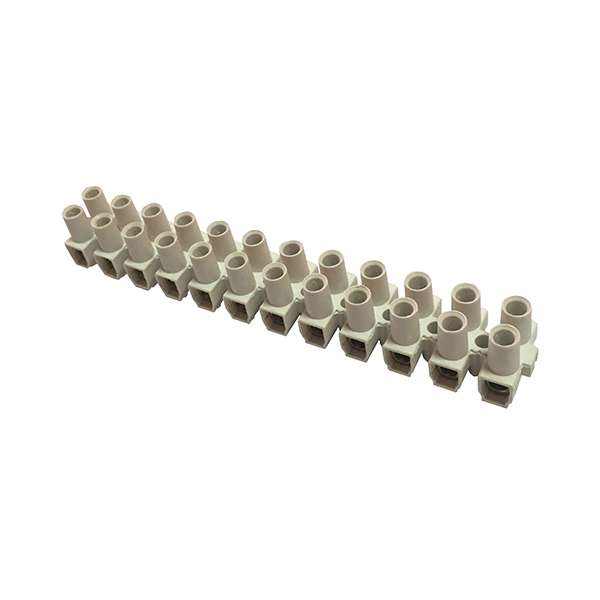 UNION MULTIPLE REGLETA 16mm BLANCA  SCAME