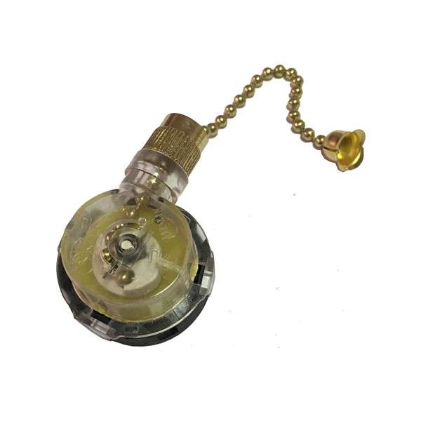 INTERRUPTOR VENTILADOR P/MOTOR 3 VELOCIDADES NEGRA