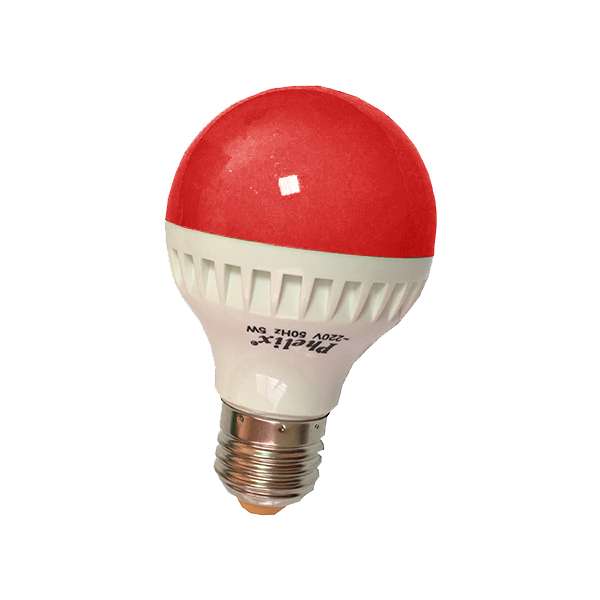 LAMPARA GLOBO DE LED 5w ROJA                PHELIX
