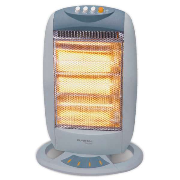 ESTUFA HALOGENA 3 PANELES  GIRATORIA 1200W PUNKTAL