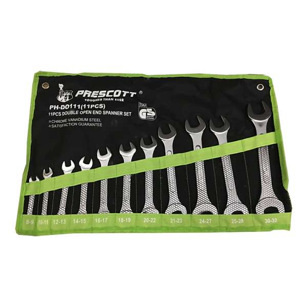 JUEGO LLAVE BOCA 11 PIEZAS 8-32mm         PRESCOTT