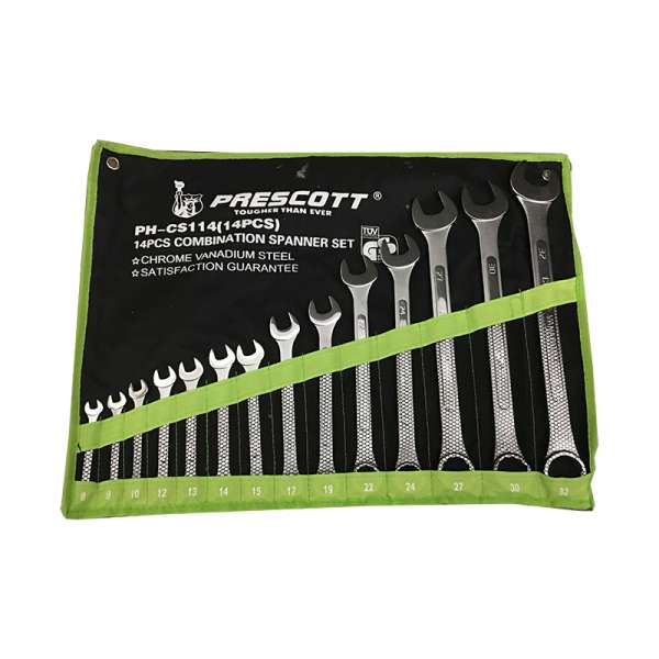 JUEGO LLAVE COMBINADA  8-32mm      PRESCOTT