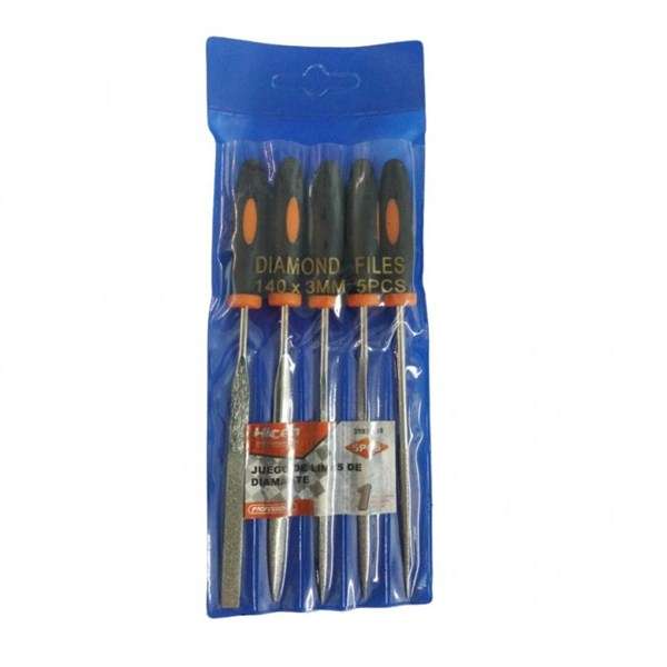 JUEGO 5 LIMAS DE DIAMANTE                    HICEN