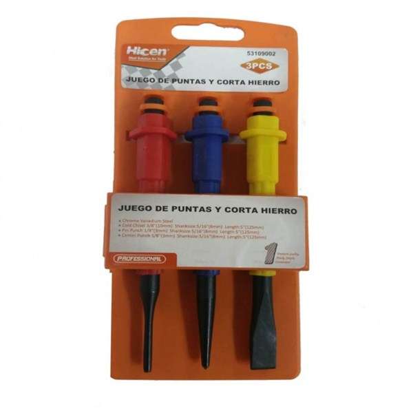 JUEGO DE PUNTAS Y CORTA HIERRO MINI          HICEN