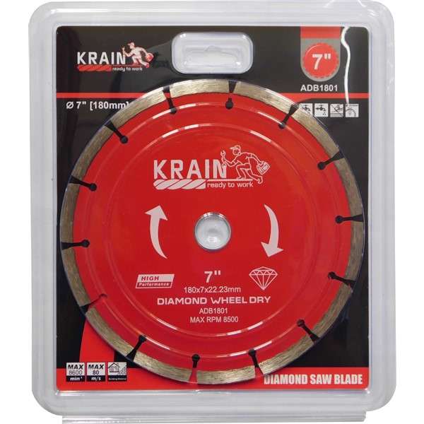 DISCO DIAMANTADO 180mm                       KRAIN