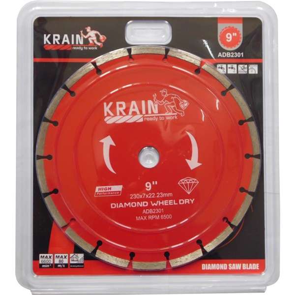 DISCO DIAMANTADO 230mm                       KRAIN