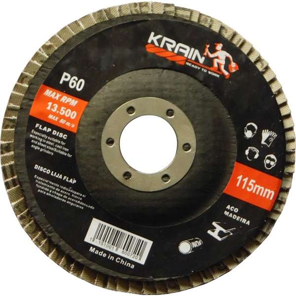DISCO FLAP 115mm GRANO 60                    KRAIN