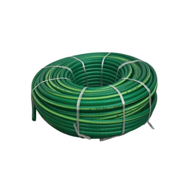 MANGUERA RIEGO CON MALLA 1/2" VERDE (x100 mts)