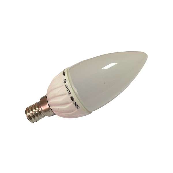 LAMPARA VELA DE LED 5 WATTS ( E14 ) CALIDA ( NAF )