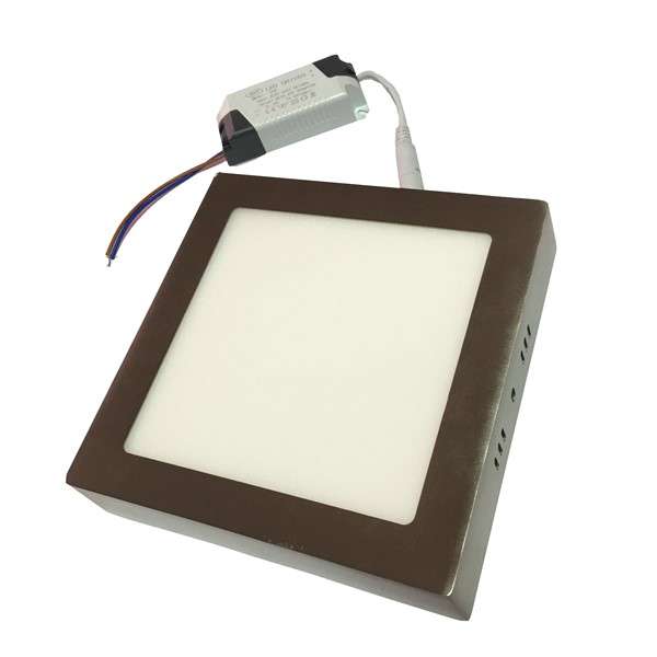 PLAFON DE LED CUADRADO EXT 12w CALIDO NK   ( NAF )