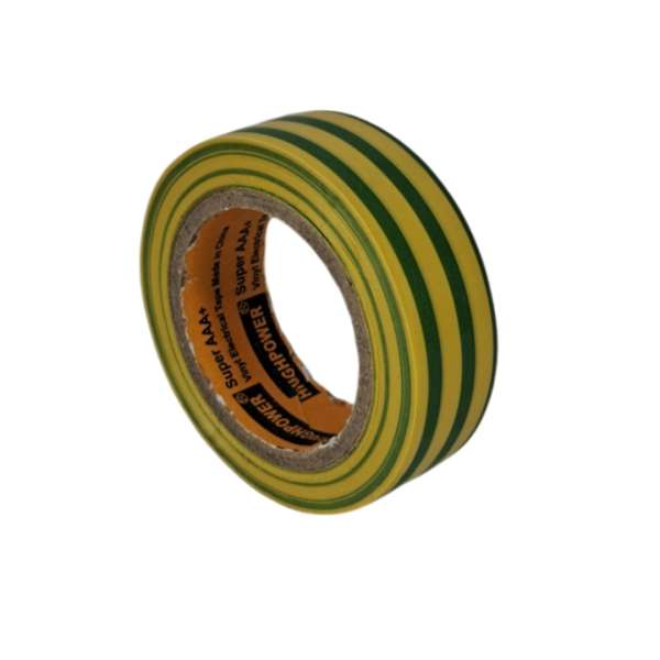 CINTA AISLADORA VERDE/AMARILLO 19MMX 10 MTS  (NAF)