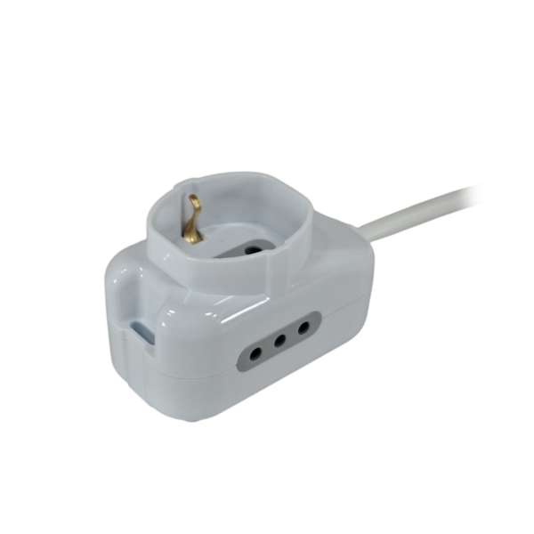 ALARGUE 1 SCHUKO + 2 MOD 5 mts  203074-5M      NAF