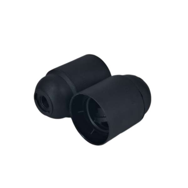PORTALAMPARA PLASTICO E27 HSD NEGRO          (NAF)