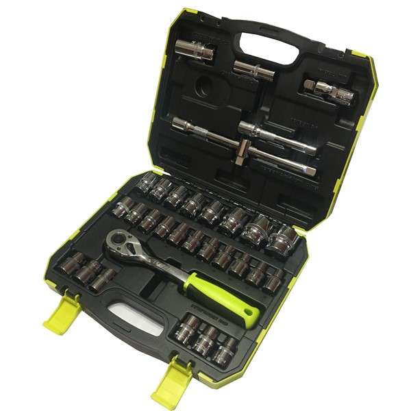 JUEGO DE DADOS 32 PZAS ENCASTRE 1/2"      PRESCOTT