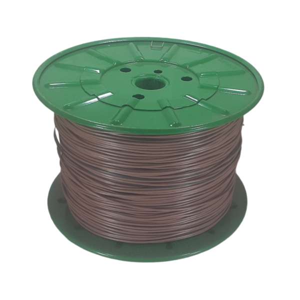 CABLE MULTIFILAR 1mm BOBINA X 500 MARRON CABLINUR