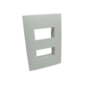 LINEA PRESTA PLAQ 2 MODULOS BLANCA         CONATEL