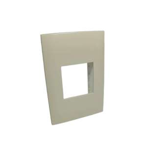 LINEA PRESTA PLAQ 1 MODULO DOBLE MARFIL    CONATEL