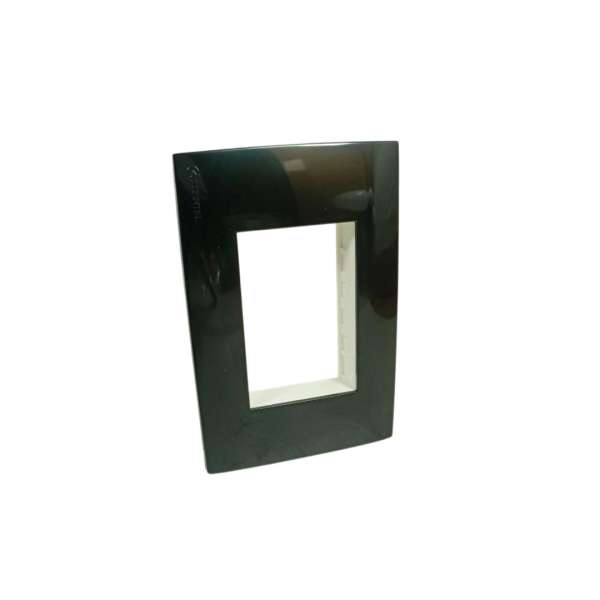LINEA PRESTA PLAQ 3 MODULOS NEGRA          CONATEL