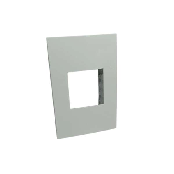 LINEA PRESTA PRO PLAQ 1 MODULO DOBLE BLANCA