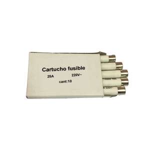 CARTUCHO FUSIBLE 25 AMP            SELTIR
