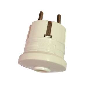 FICHA SCHUKO SALIDA NORMAL BLANCA       SCAME