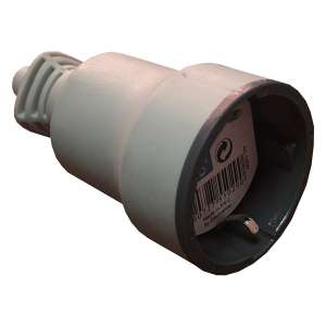 FICHA SCHUCKO HEMBRA GOMA GRIS         ELECTRALINE