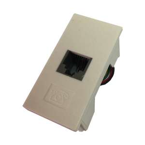 LINEA REGGIO MODULO TOMA COMP. RJ45 BLANCO MOLVENO