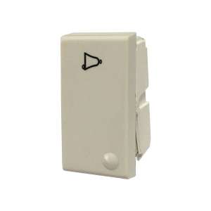 LINEA REGGIO MODULO PULSADOR TIMBRE BLANCO MOLVENO