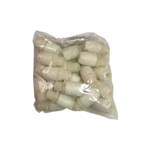 NIPLE PLASTICO P/PORTALAMPARA ARTEFACTO BLANCO