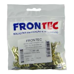 TERMINAL BOSCH DE BRONCE HEMBRA 6.3mm (x100)