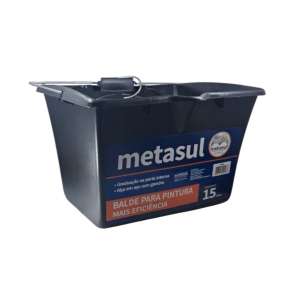 BALDE PARA PINTURA NEGRO METASUL