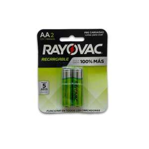 PILA RECARGABLE AA 2000ma RAYOVAC
