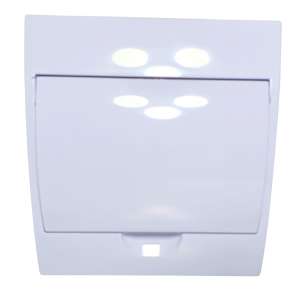 TABLERO 8 MODULOS  EXTERIOR PUERTA OPACA     (NAF)